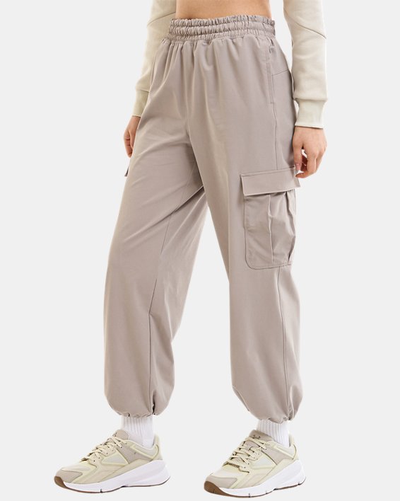 Women's UA Rival Woven Cargo Pants in Brown image number 2